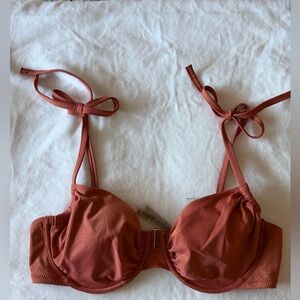 Victoria's Secret Terracotta Tie-Strap Bra